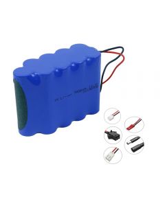 Pacco batteria agli ioni di litio 3S3P 18650 da 11,1 V 6000 ~ 9600 mAh per lampioni a LED, monitoraggio, giocattoli ecc. Con protezione