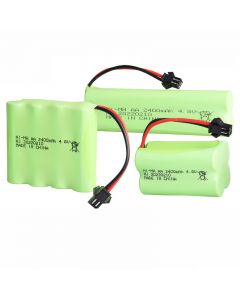 Batteria ricaricabile 4 PZ AA Ni-MH 4.8V 2400mAh Batteria batteria elettrica per auto giocattolo da arrampicata con telecomando